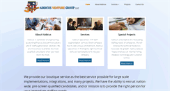 Desktop Screenshot of addicusventuregroup.com